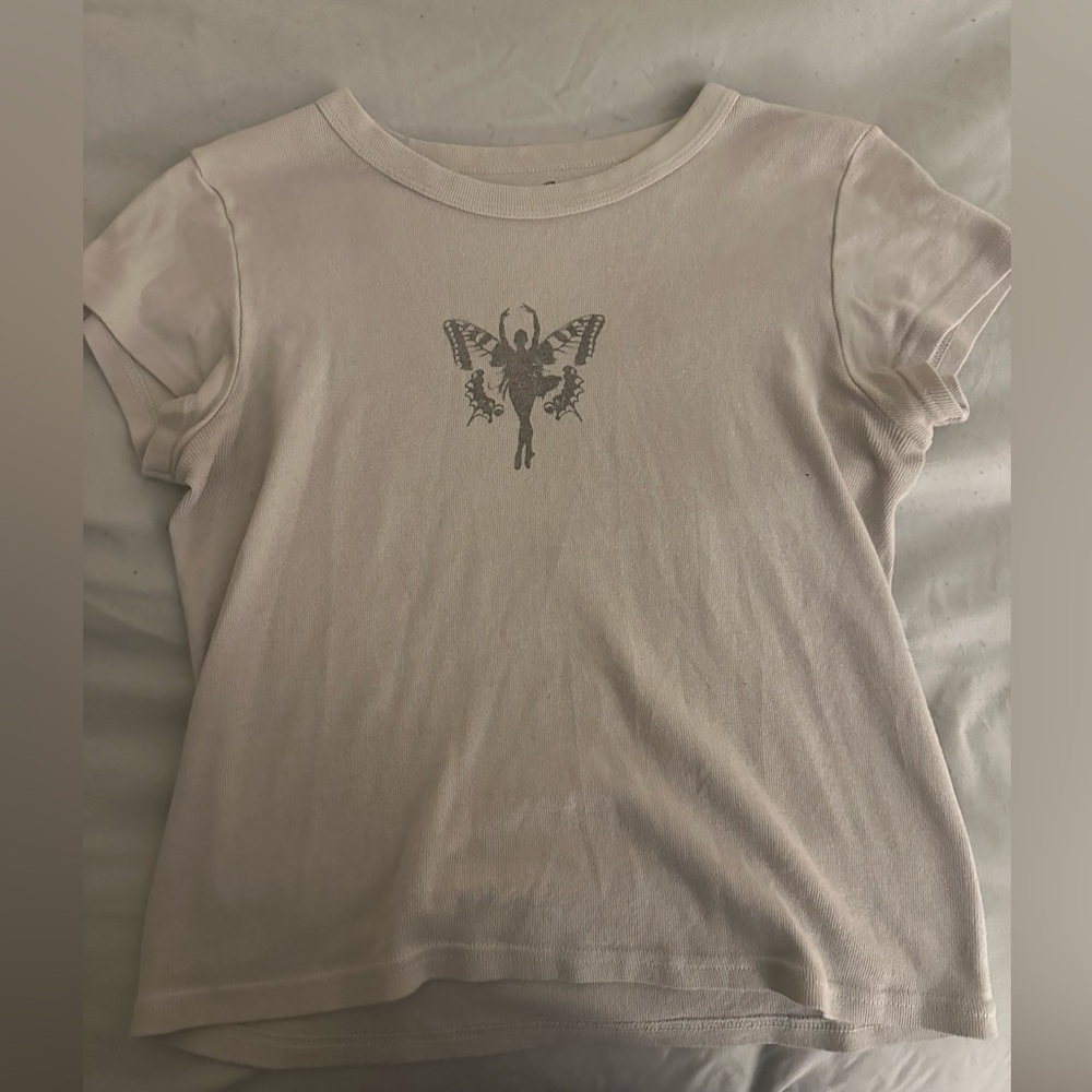 brandy melville butterfly ballerina tee
